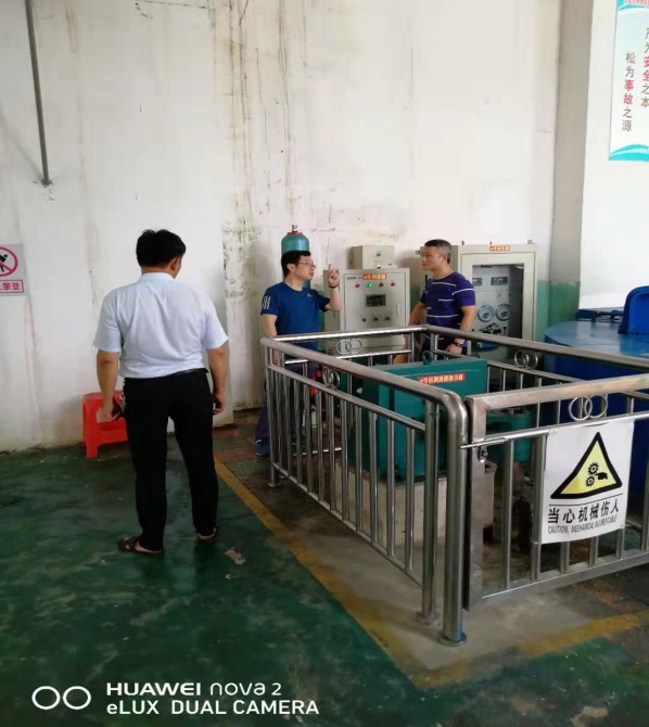 菜花坪市场监督管理所闻"汛"而动  加强水电站特种设备检查