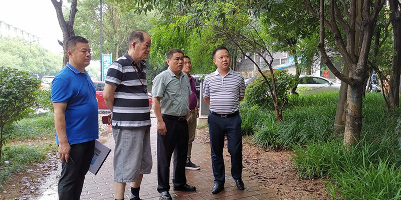 李晓彤带队到聚典阁古典家具有限公司现场办公