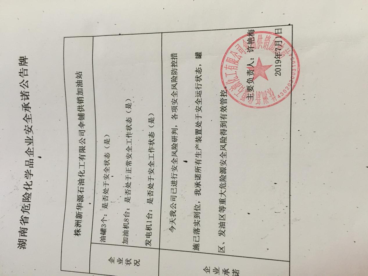 20190701安全承诺公告牌公示