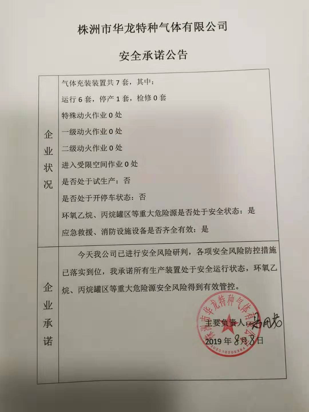 20190808安全承诺公告牌公示
