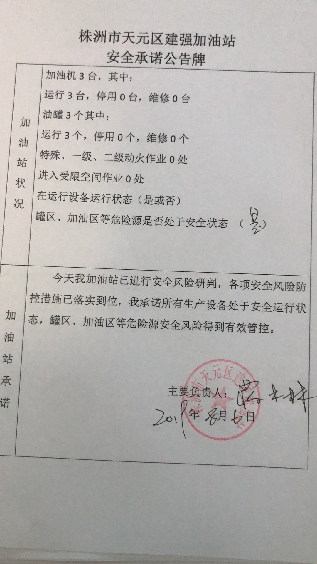 20190806安全承诺公告牌公示