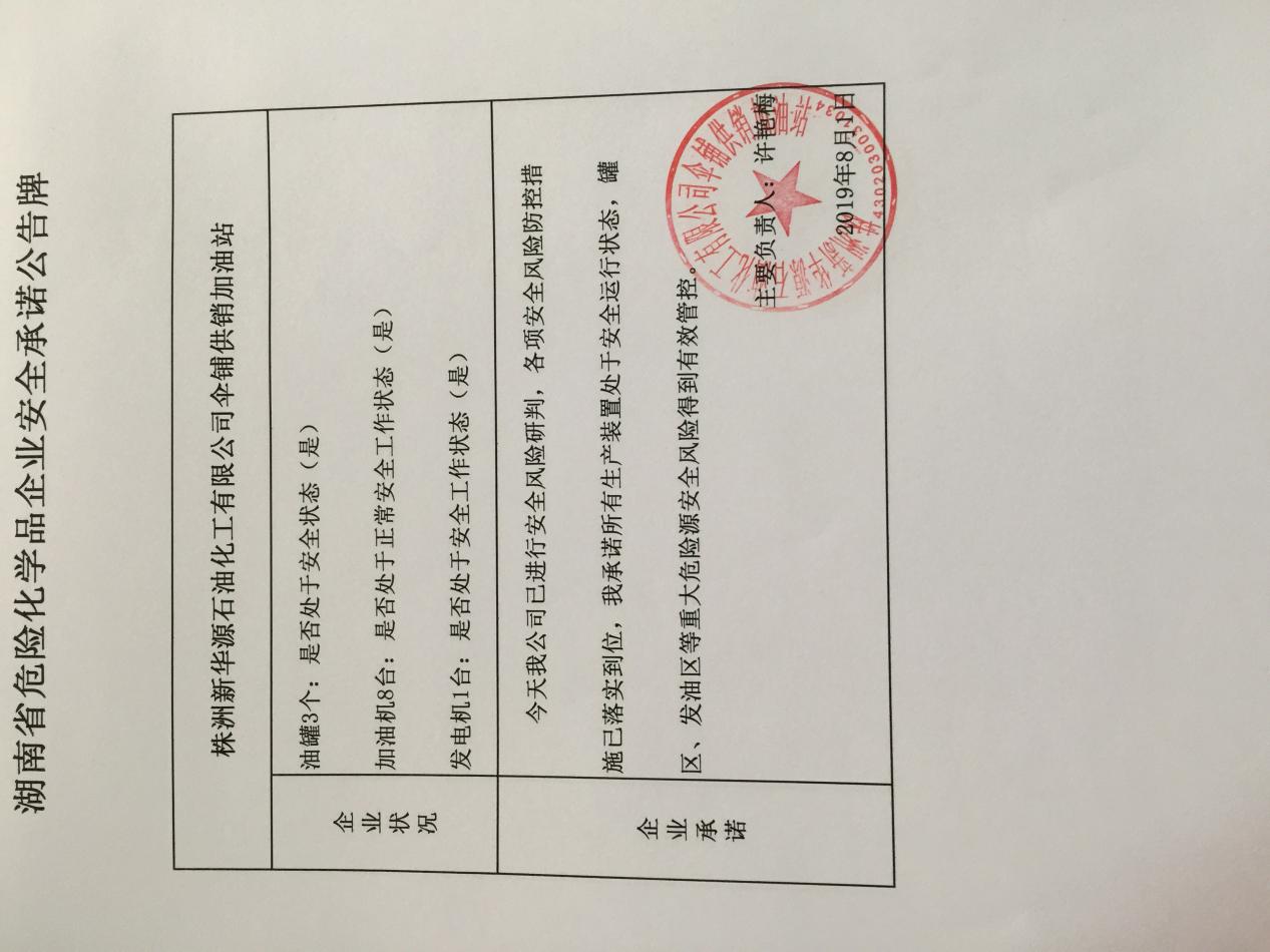 20190801安全承诺公告牌公示