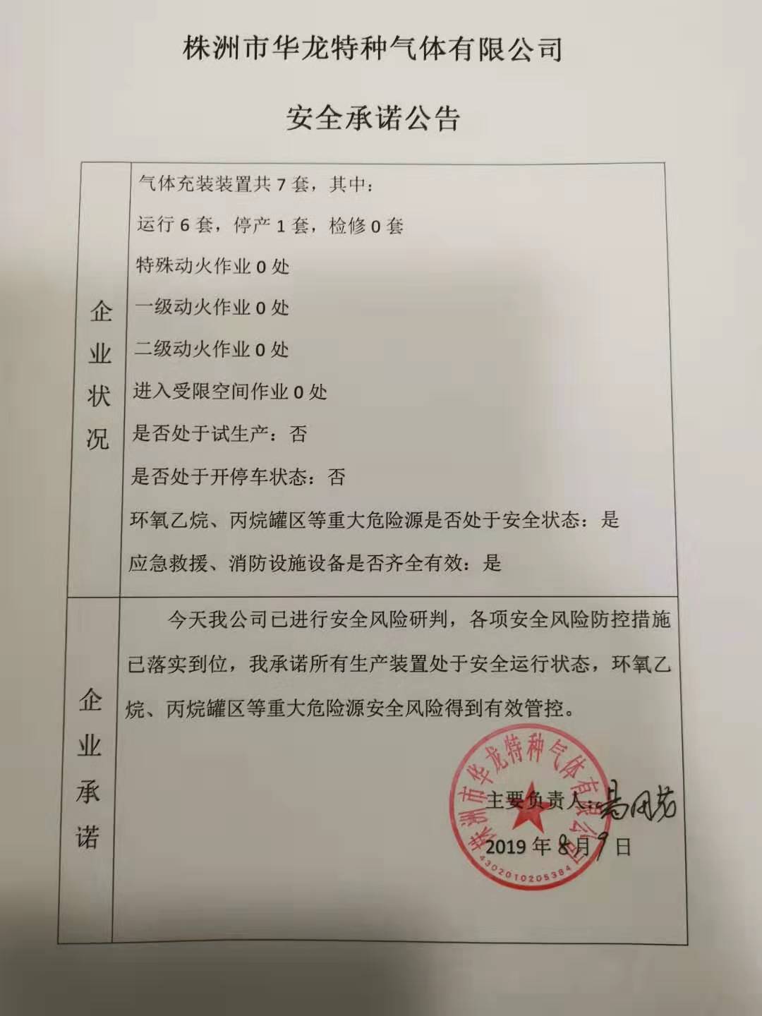 20190809安全承诺公告牌公示