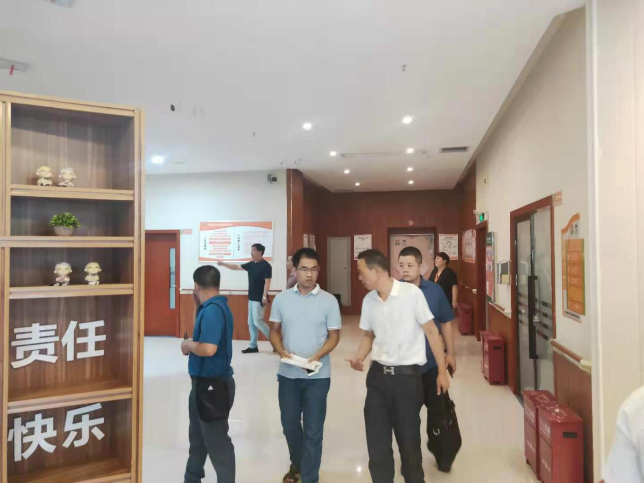 永州市民政局来我区考察学习养老服务工作情况