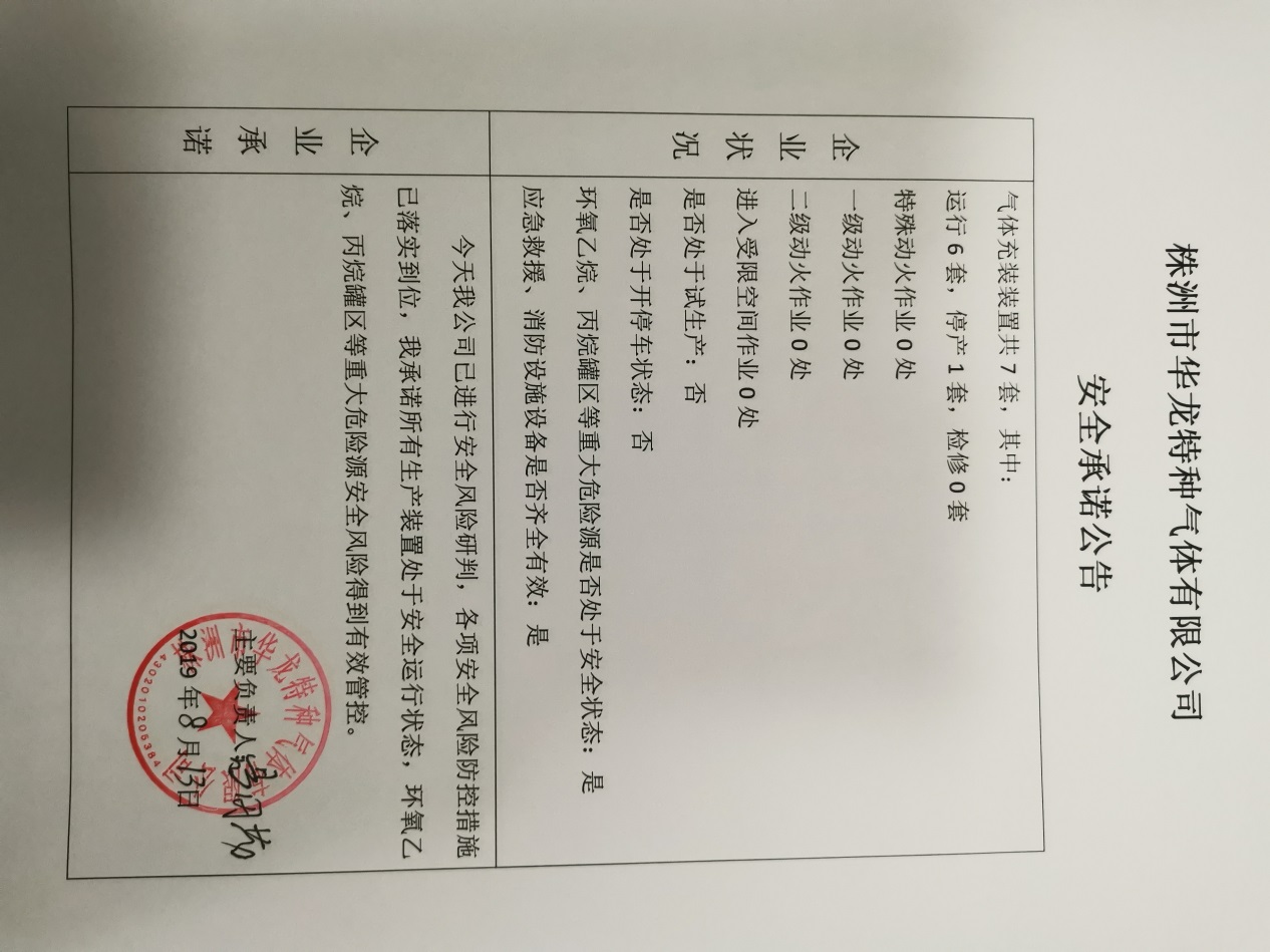 20190813安全承诺公告牌公示