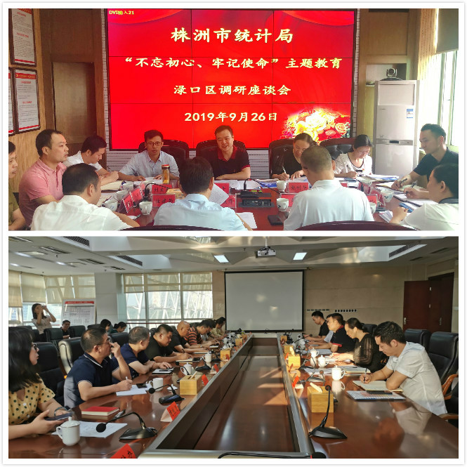 株洲市统计局党组书记、局长兰军赴渌口、天元开展“不忘初心 牢记使命”主题教育重点调研