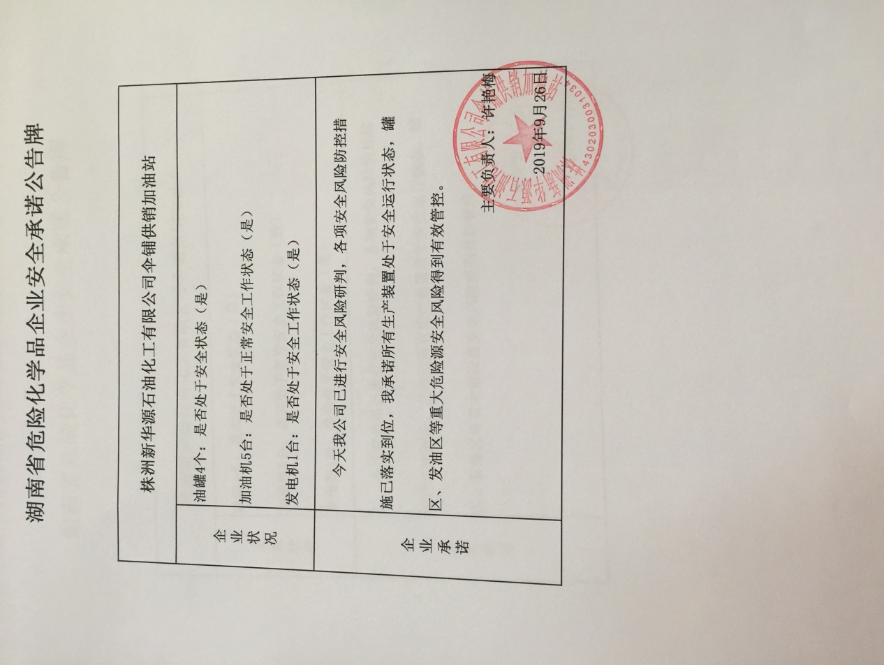 20190926安全承诺公告牌公示