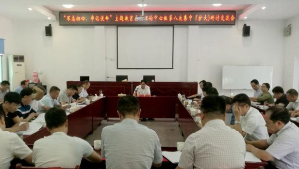 县委理论学习中心组第八次集中（扩大）学习开展“明初心、守初心　坚定理想信念”主题研讨交流