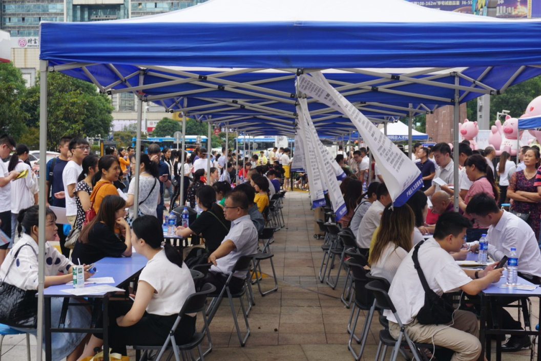 芦淞区举办2019年高校毕业生就业服务行动专场招聘会