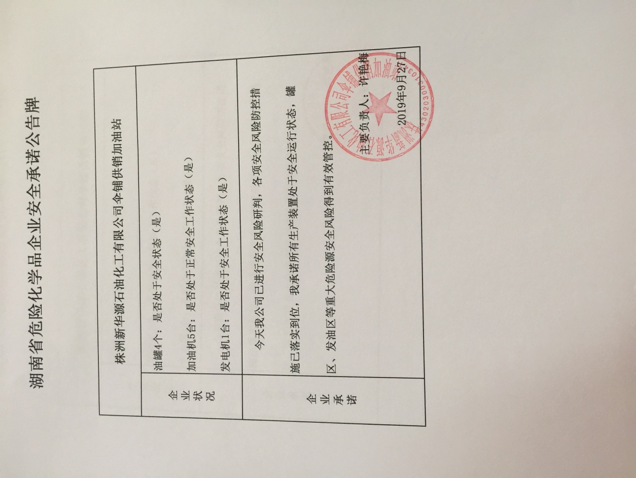 20190927安全承诺公告牌公示