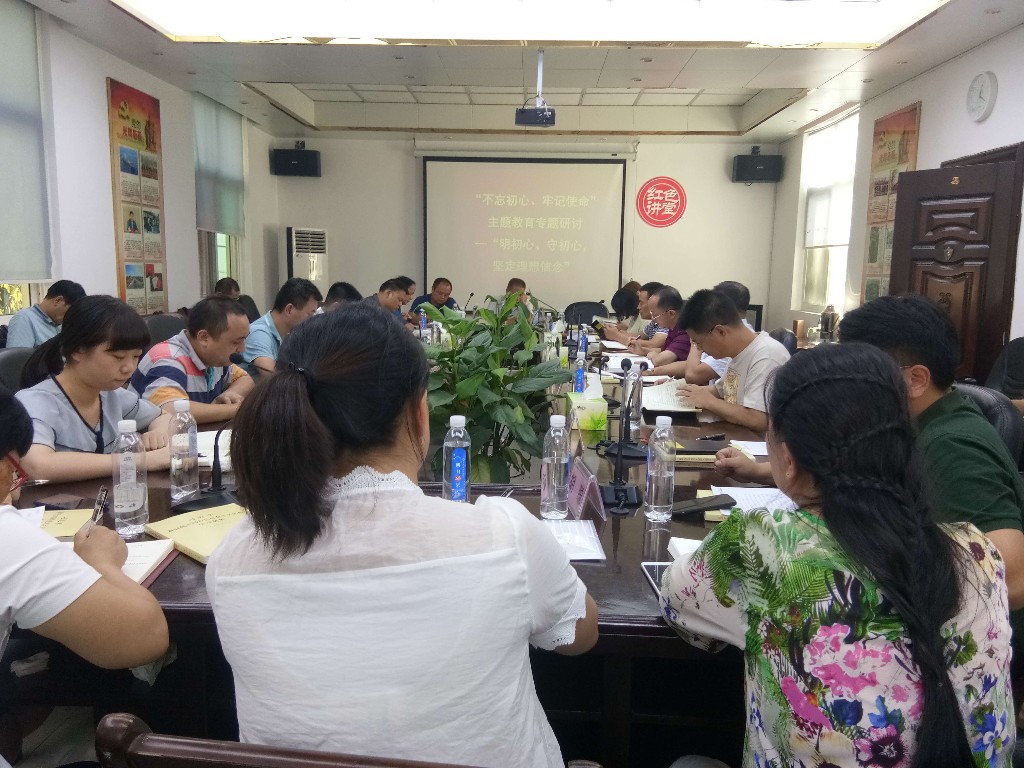 董家塅街道组织开展“不忘初心、牢记使命”主题教育读书班学习研讨