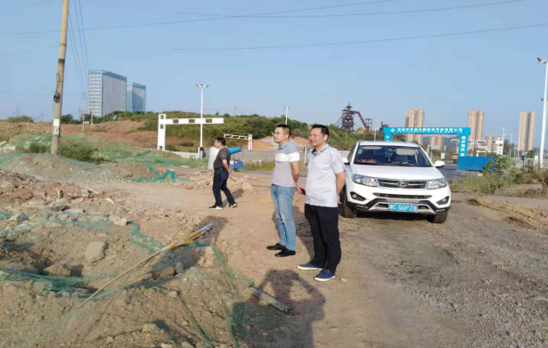 市国资委安全检查组赴清水塘投资集团  开展国庆节前安全生产工作检查