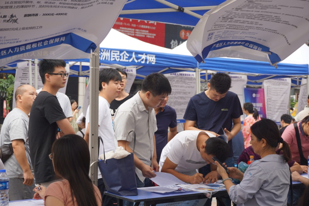 芦淞区举办2019年高校毕业生就业服务行动专场招聘会