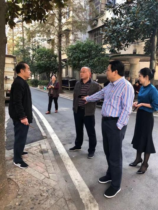 担当履职践初心--党代表陈晓勇进社区