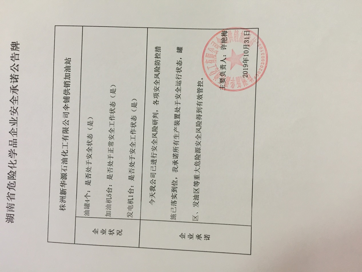 20191031安全承诺公告牌公示