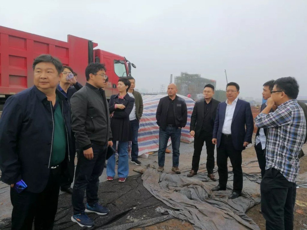 区长姚永告对创文及建筑工地大气污染防治工作进行督查