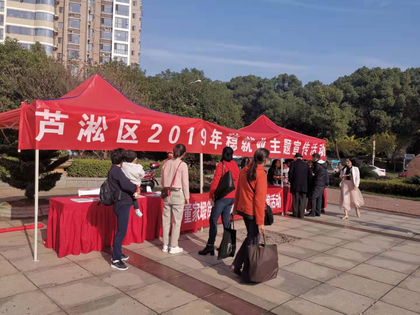 芦淞区开展稳就业政策宣传活动