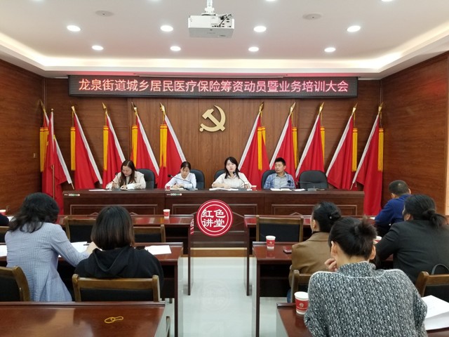 龙泉街道召开城乡居民医疗保险筹资动员暨业务培训大会