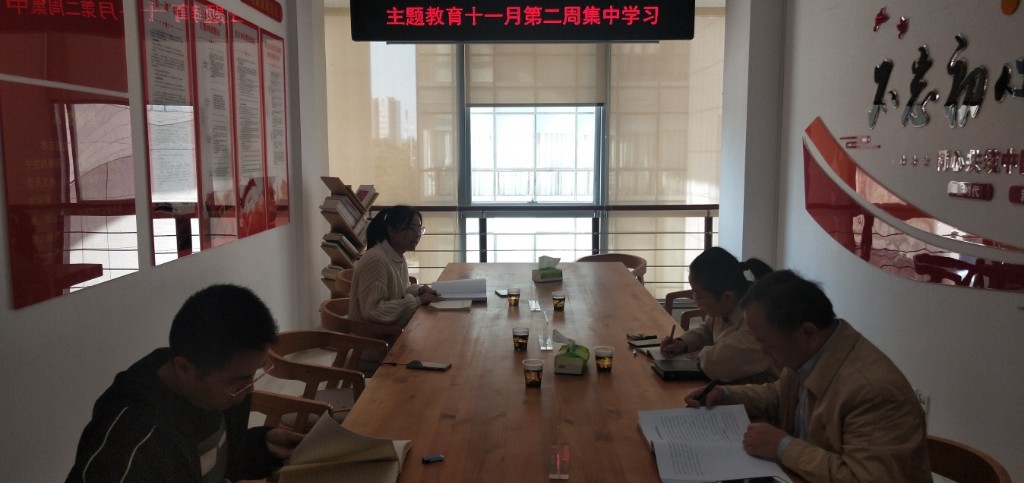 区残联：开展主题教育十一月份第二周集中学习