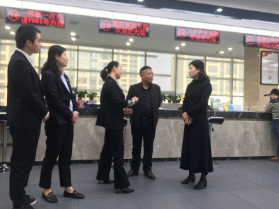 区人防办赴天元区学习行政审批经验
