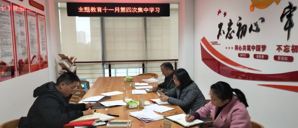 区残联：开展主题教育十一月第三次、第四次集中学习
