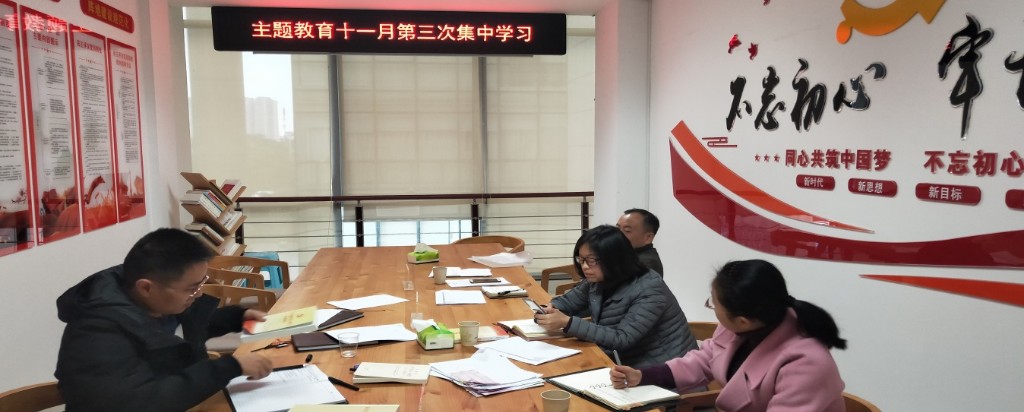 区残联：开展主题教育十一月第三次、第四次集中学习