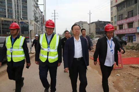 李晓葵同志一行对建宁港黑臭水体整治工作进行督查