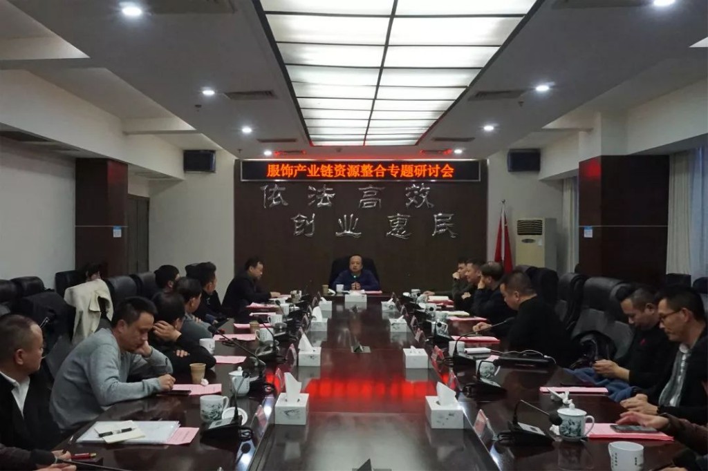 芦淞区着力推进服饰产业链资源整合