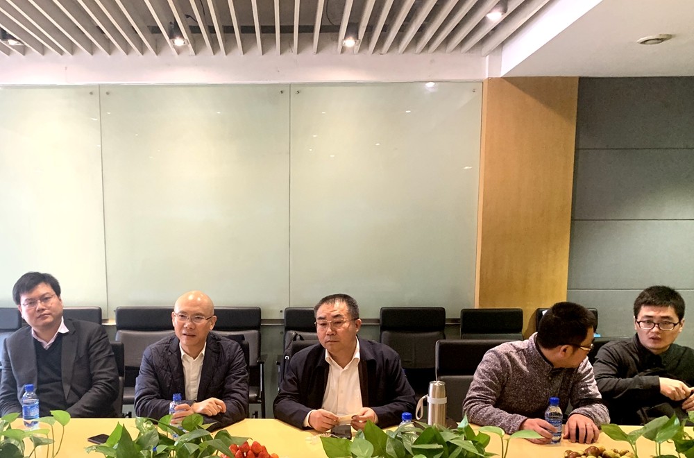 蔡周良赴拓维信息公司考察招商