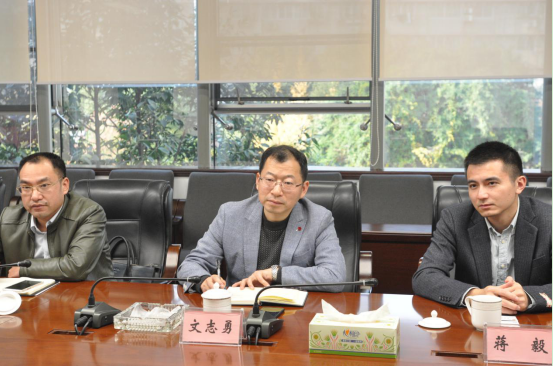 湖南经济建设融资担保公司文志勇董事长一行莅临市国资委洽谈合作