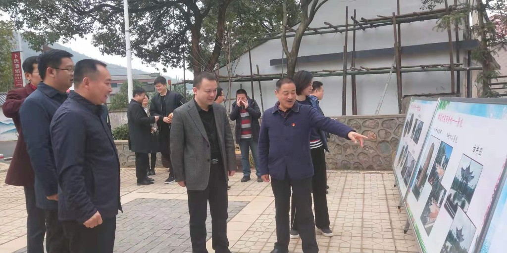 邬凌云一行到仙庾镇调研农村工作