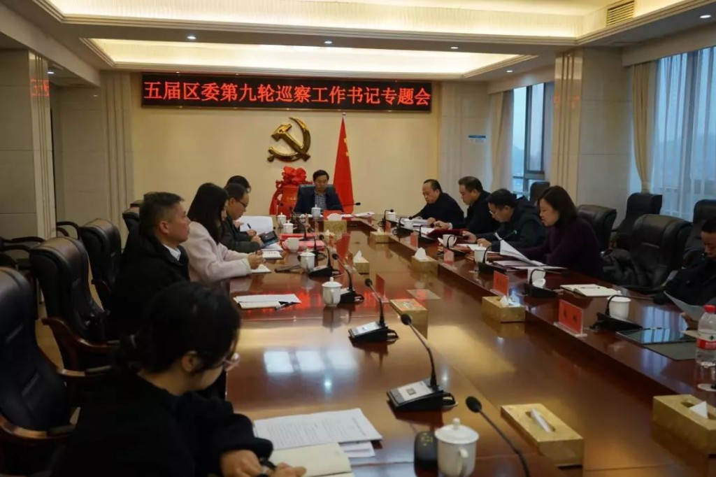 区委召开书记专题会听取第九轮巡察工作综合情况