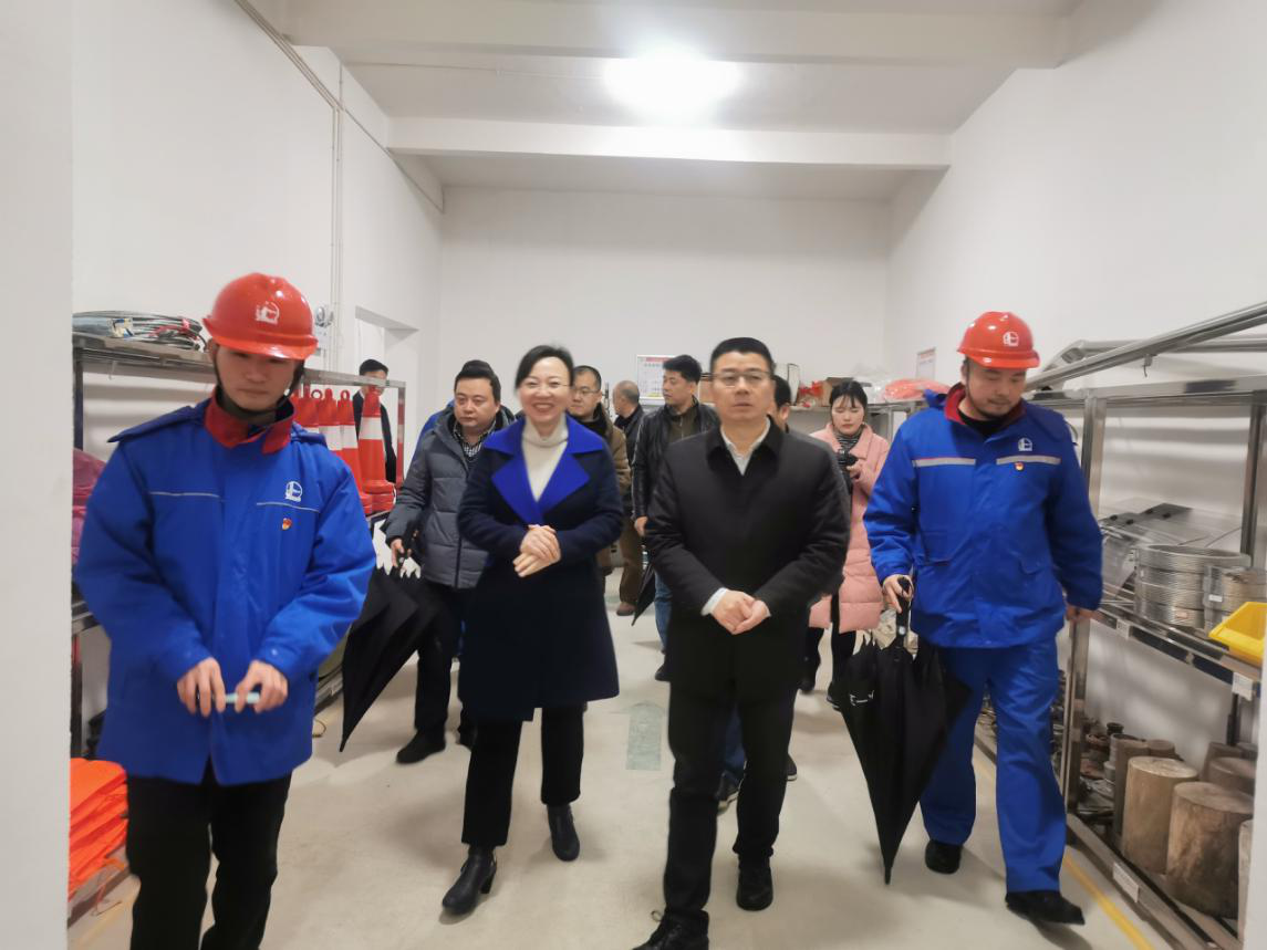 株洲市生态环境局局长彭小中冒雨带队开展春节特护期环境安全检查