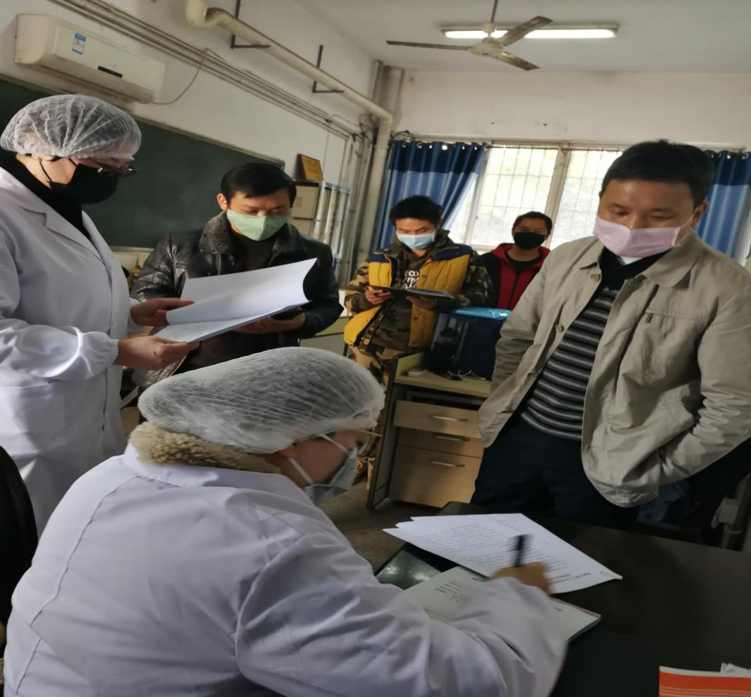 荷塘区疾控中心开展2020年春季开学前后校区疫情防控工作督查