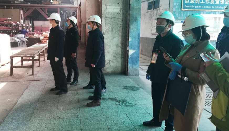 区委宣传部一行到宋家桥街道走访企业督查检查企业复工复产情况
