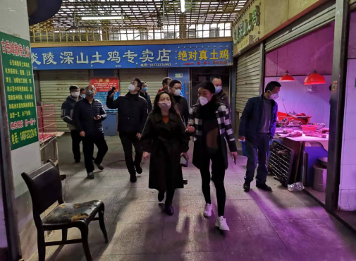 芦淞区全力做好农贸市场防疫及生活物资保供应工作