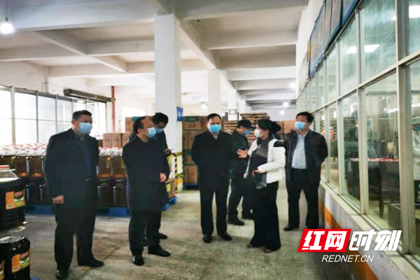顾峰调研农业企业复工复产情况