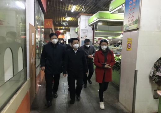 芦淞区全力做好农贸市场防疫及生活物资保供应工作