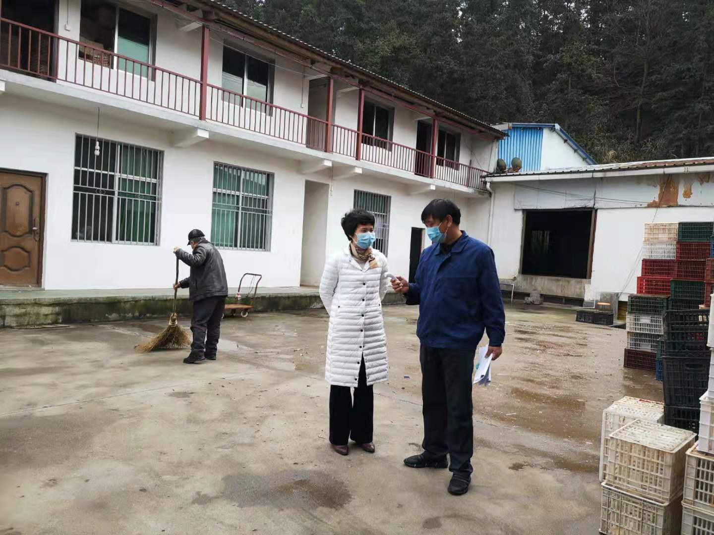 渌口区农业农村局对复工复产农业企业开展防疫情况检查