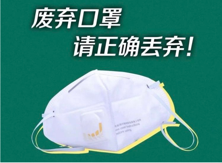 关于规范处置废弃口罩的倡议书