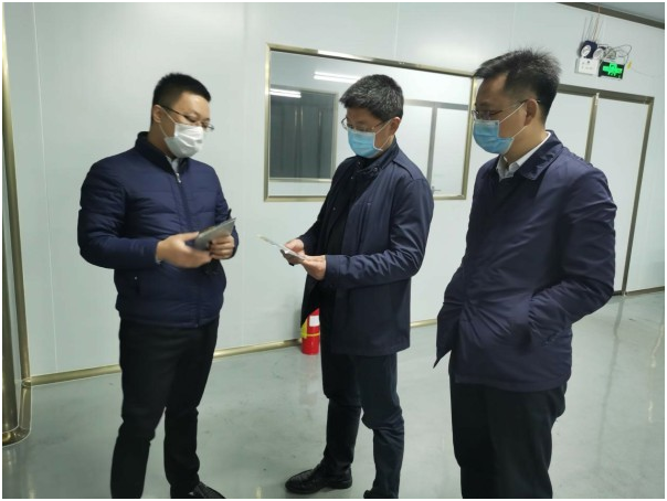 市科技局局长陈大雄带队到攸县调研科技成果转化项目复工复产及项目进展情况