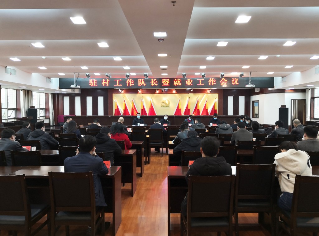 荷塘区召开驻村工作队长暨就业工作会议