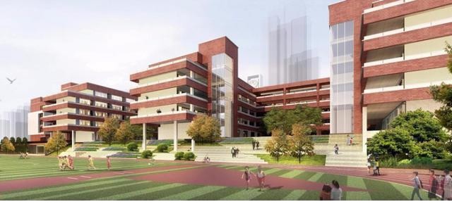 周天浩副区长督查学校建设工作