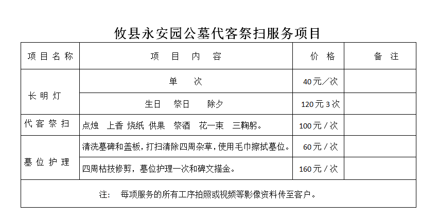 关于攸县永安园公墓清明节安全祭扫的公告