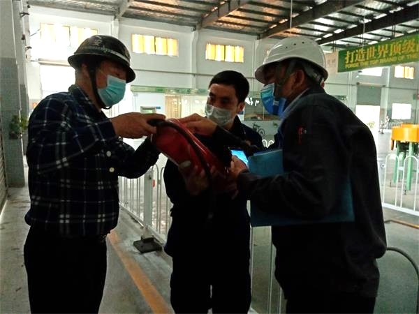 攸县消防救援大队深入旭日陶瓷公司开展消防安全检查