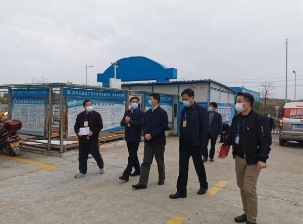 市委副书记王洪斌一行赴武广片区督导 项目复工复产及疫情防控工作