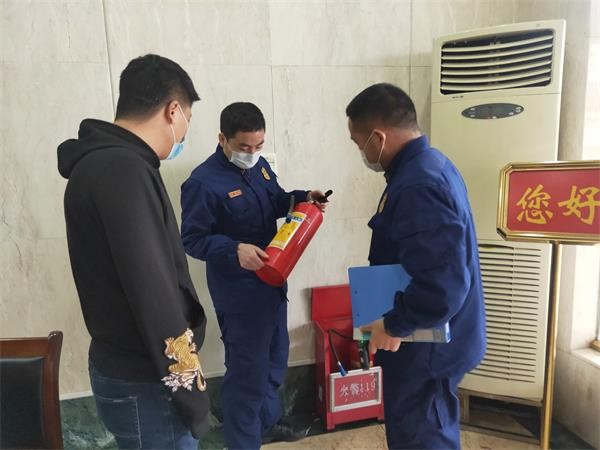 攸县消防救援大队对辖区隔离点进行消防安全检查
