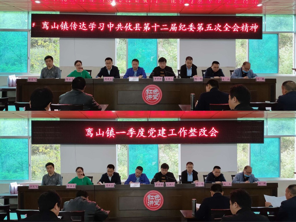 鸾山镇召开当前重点工作部署会