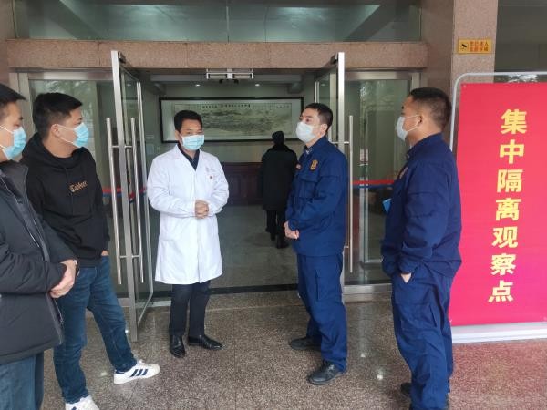 攸县消防救援大队对辖区隔离点进行消防安全检查