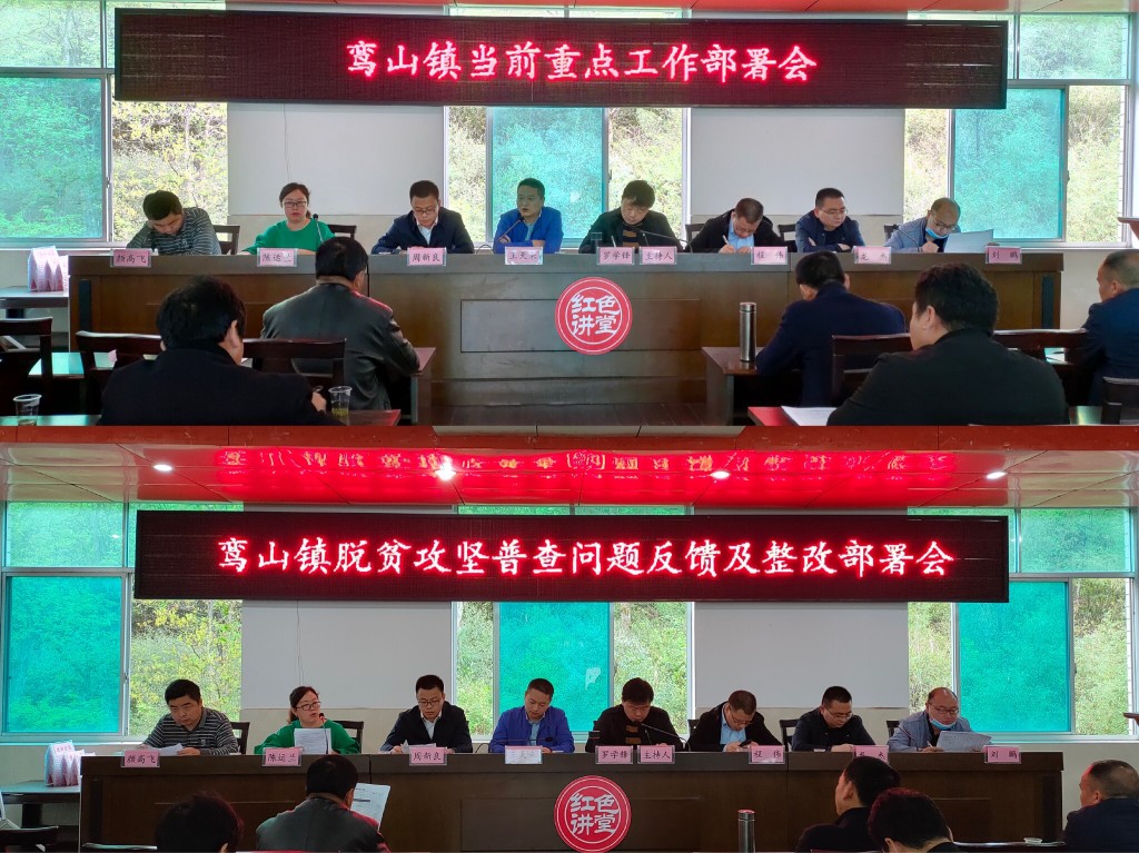 鸾山镇召开当前重点工作部署会